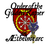 White Scarf of AEthelmearc and Order of the Golden Rapier of the East Kingdom